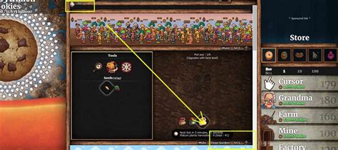 Due to short spawn time, usually on the last 14th of the frenzy, another Golden Cookie will spawn. . Cookie clicker garden